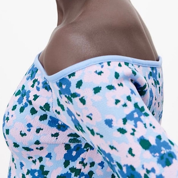 Zara Off the Shoulder Jacquard top - Picture 3 of 10